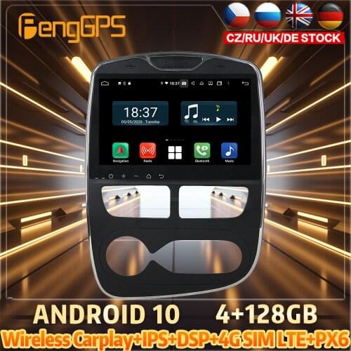 128G Android10 PX6 DSP For RENAULT Clio 2016 2017 Car DVD GPS Navigation Auto Radio Stereo Video Multifunction CarPlay HeadUnit