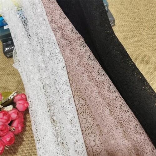*23cm E2006 Nigerian cord lace African flower stretch umbrella lace fabric jacket jeans lingerie scarf doll