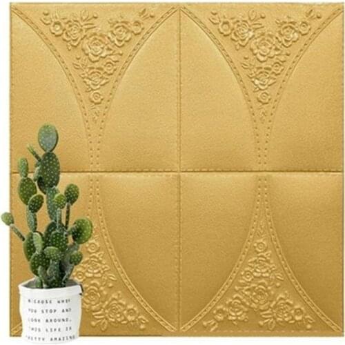 3D Wallpaper DIY 3D Brick stone pattern Self-Adhesive Waterproof Wall Stickers 70*70cm floral prints wall panels for living room