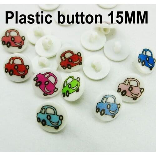 50PCS duck button cartoon mixed colors Dyed Plastic car buttons decoration coat boots sewing clothes accessories P-212H