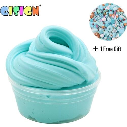 60ml Fluffy Slime Soft Clay Polymer Plasticine Charms Cloud All For Butter Slime Putty Diy Modeling Kids Toys For Children