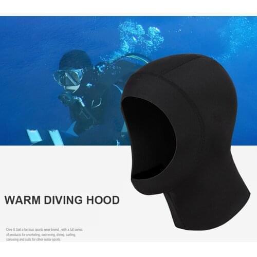 Scuba Diving Cap Neoprene Protect Hair Swimming Hat Professional Uniex Diving Hat Winter Cold-proof Wetsuits Head Cover Helmet