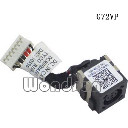 DC Cable For Dell Latitude E4310 DC Power Input Jack with Cable - G72VP 0G72VP w/ 1 Year Warranty