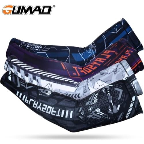 Ice Cool Arm Sleeves Warmer UV Protection Running Cycling Arm Cover Fitness Basketball Volleyball Sport Outdoor Cuffs Men Women