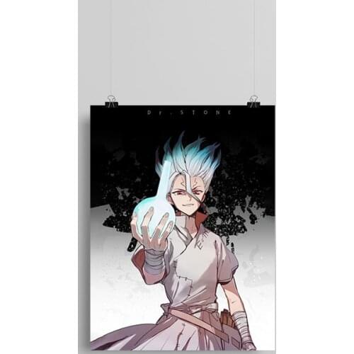 Senku Dr. Stone anime Canvas poster Painting wall Art decor Living room Bedroom Study Home Decoration Prints