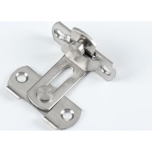 Stainless steel 90 degree angle door buckle old door buckle anti-theft door hardware accessories