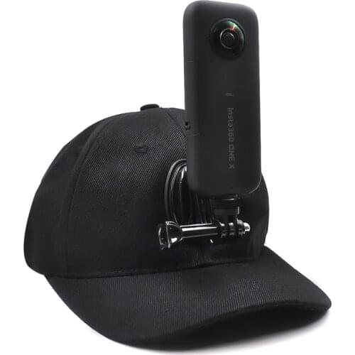 Aluminum Alloy 1/4 inch adapter Base Tripod Mount Holder with hat for insta360 one X camera Ricoh Theta SC 360 degree Camera