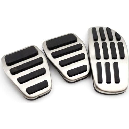 Stainless Steel Car Accelerator Fuel Brake Pedals Clucth Foot Pedal Cover For DACIA DUSTER 2018 2019 2020