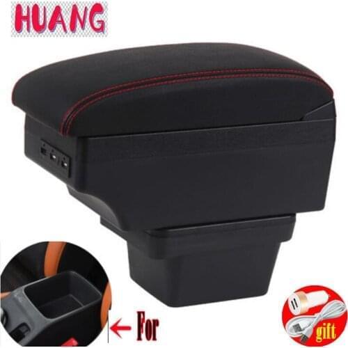 For Chery Tiggo 3X Armrest box For Chery tigo2 Interior Parts Car Armrest box Retrofit parts Storage box with USB LED