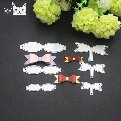 Reunion 2020 New Alinacrafts Bow-knot Metal Cutting Dies Scrapbooking Card Making Dies Christmas Die Cuts Layering Dies Craft