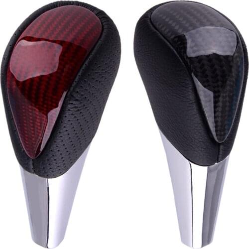 New Black/Red Car Gear Stick Shift Knob Shifter Head Fit For Toyota Hiace RAV4 Highlander Venza Automatic Transmissions