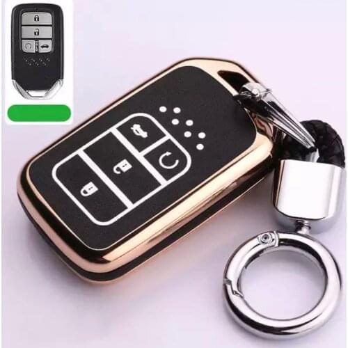 Luminous Car Key Case key Cover for Honda Accord Civic 2018 2019 Odyssey CRV Pilot HRV Vezel City keyless entry