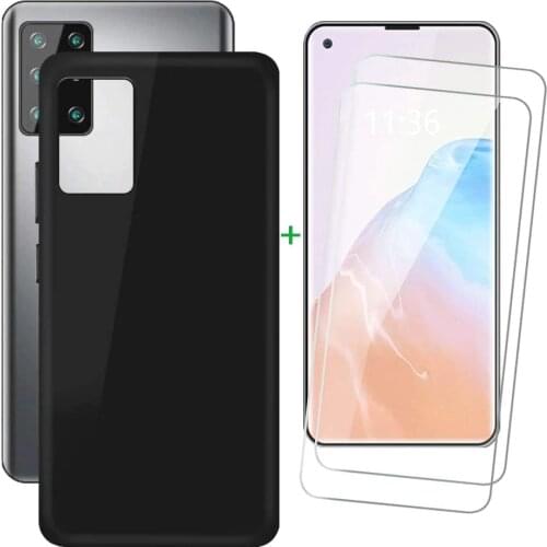 3-in-1 Glass+Silicone Cover For Cubot C30 X30 Case For Cubot X30 Tempered Glass Screen Protector For Cubot X30