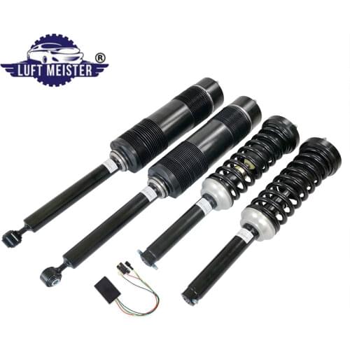 1 Set Coil Spring Conversion Kit w/ EBM (Spoofer) for Mercedes W220 Airmatic Car Air Suspension Replace 2203202438 2203202338
