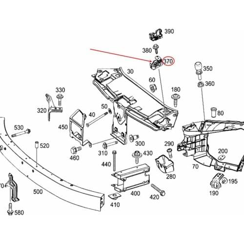 1728800560 Car Cover lock machine S grade W222 S350 S500mer ced es-be nz2014 Hood lock machine Closure Lock Engine cover lock