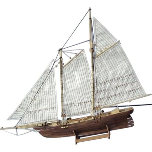 3D Ship Puzzles Large America Sailboat Model Craft Kits Toys Interesting and Challenge for Adults as Hobbies Gifts