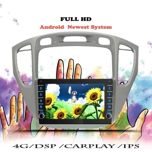 Android 10 Car Radio For Toyota Highlander 1 XU20 2001 - 2005 2006 2007 Multimedia Player Navigation GPS 2 din DVD Tape Recorder