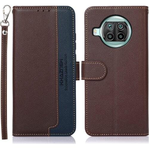 For Xiaomi 10T Lite 5G Luxury Case RFID Blocking Leather Texture Book Shell Funda Xiaomi Mi 10 T Lite Case Mi10T Pro T10 Mi10 T
