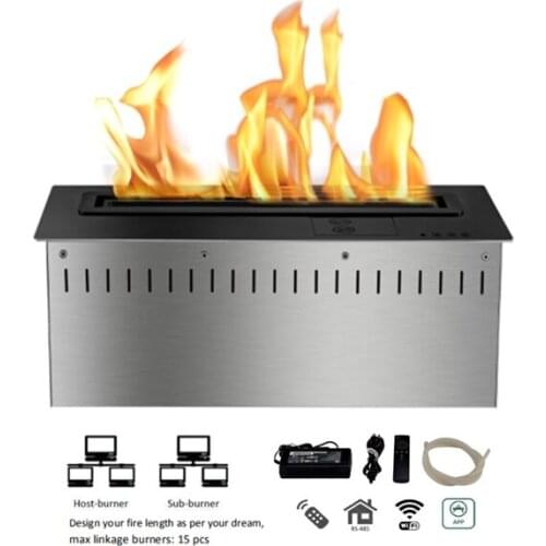 Inno-Fire 24 inch indoor free standing fireplace ethanol