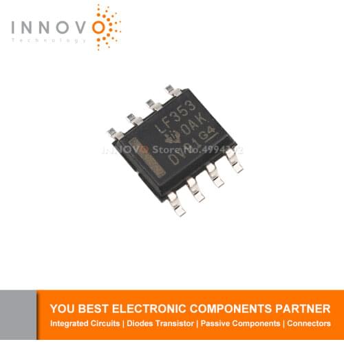 INNOVO 10pcs/lot LF353DR LF353 353 SOP8 Free shipping New original