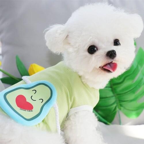Dog Costume Summer Thin Section Cute Animal Vest Cat Dog Clothes Pomeranian Small Dogs Clothing Teddy Bichon Pets Clothing 2021