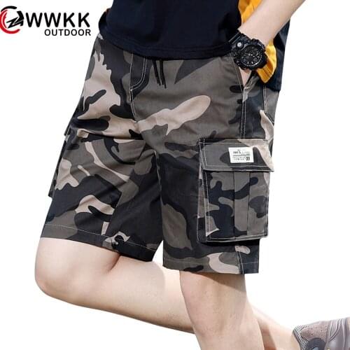 Mens Shorts Polyester Trousers Casual Joggers Sweatpants Workout Acitve Straight Summer New Male Brand FORbeach Pockets Old