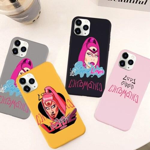 JAMULAR Fashion Chromatica Lady Gaga Phone Case For iPhone 11 Pro XS MAX X SE 2020 XR 7 8 6Plus Candy Soft Silicone Cover Fundas
