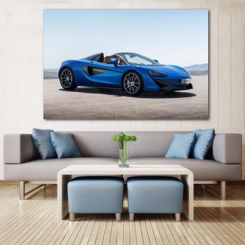 Wall Decor Poster Supercar McLaren 570S Roadster Convertible Wall Art Picture Canvas Print Decorative Paintings For Home Decor