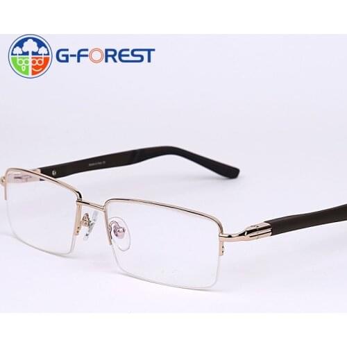 Mens eyeglass frames clear glasses vintage eyeglasses prescription glasses half rim computer glasses High quality fake glasses