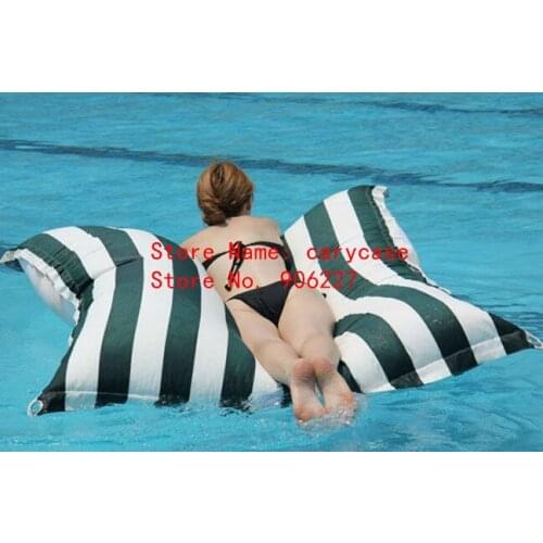 Wholesale new design outdoor water floating waterproof PVC swimming pool beach bean bag cover