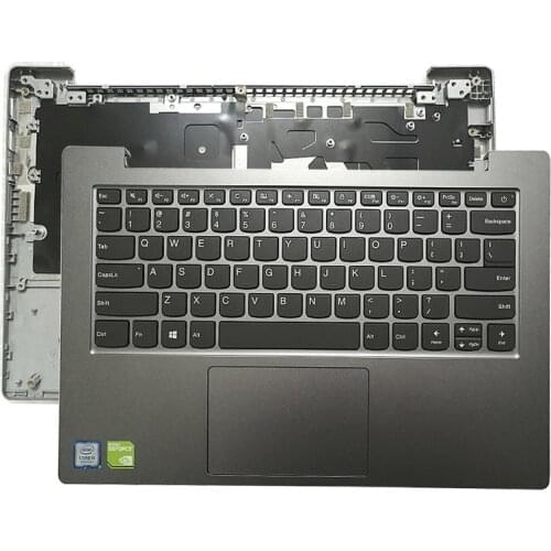 Original for Lenovo V530S-14 V530S-14IKB V6-14 V6-14IKB Black Computer Case Laptop Palmrest Upper Case With Keyboard Touchpad