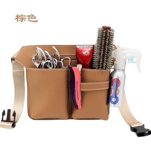 Professional Salon Hair Scissor Bag PU Scissor Clip Shear Bags Tool Hairdressing Holster Pouch Holder Case Belt Tool Bag