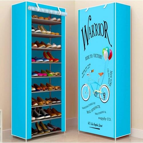 Simple DIY Shoe Cabinets Dustproof Shoes Storage Cabinet Home Organize Cabinet Space Saving High Quality Cloth Cover Shoe Rack