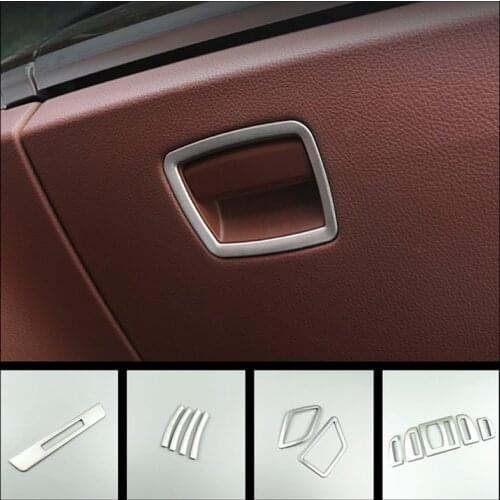 Stainless Steel Air Conditioner Outlet Frame Cover Trim For BMW 5 series f10 f18 2011-17 Car Door Loudspeaker Decoration panel