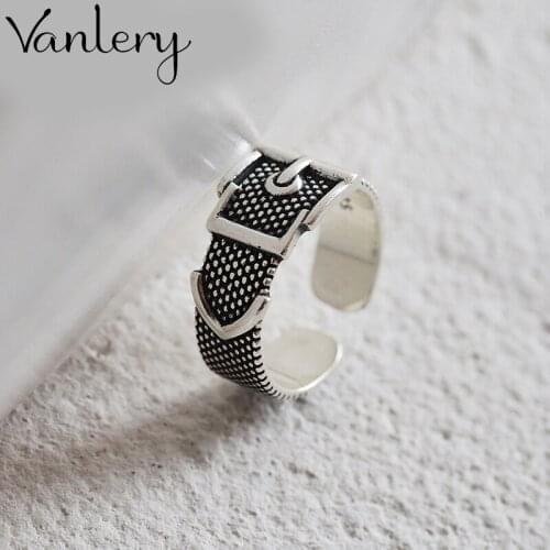 Romantic Charming Open Belt Ring for Women Vintage Boho Party Rings Gothic Punk Jewelry Gifts for Girls