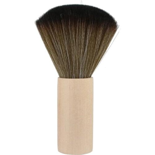 1pc Ultra Soft Barber Cleaning Hairbrush Hair Sweep Brush Hairdressing Neck Face Duster Brush Salon Household Hair Styling Tool