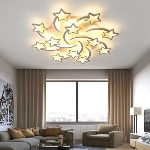 Modern LED Ceiling light Remote control lamp Nordic living room lighting kids bedroom kitchen fixtures luminaires