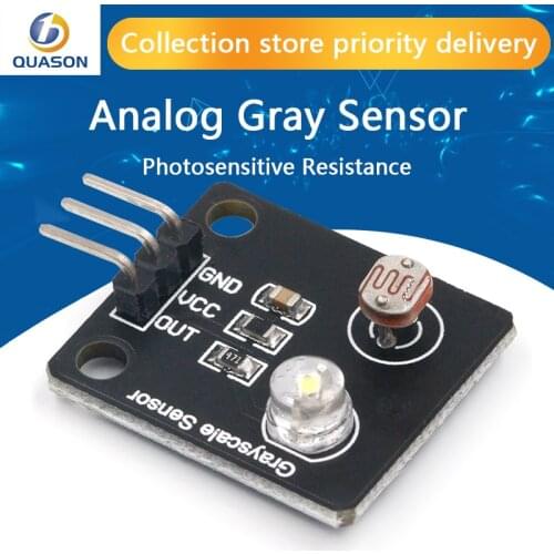 Photosensitive resistor Light Sensor Analog Grayscale Sensor Electronic Board Line finder tracking module For Arduino DIY Kit