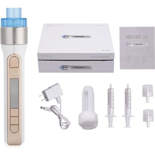 3D Smart Mesotherapy Meso Injector Gun Water Injection Pen, Deep Hydrating Wrinkle Pouch Removal Skin Rejuvenation Beauty Device