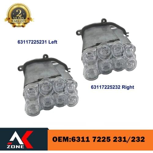 Left/Right Front Car Headlight LED Turn Signal Light Module For 7 Series F01 F02 730 740 745 750 760 2009-2012 63117225231/232