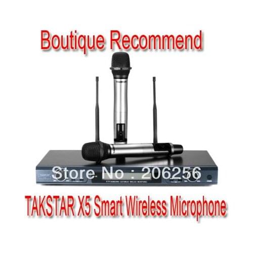 Top quality Boutique Recommend Smart UHF Wireless microphone KTV Stage meeting room microphone via DHL free shipping