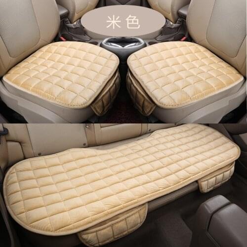 Winter Warm Car Seat Cover Seat Cushion Anti-slip Universal Front Chair Seat Breathable Pad for Vehicle Auto Car Seat Protector