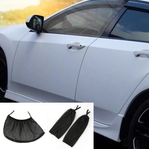 1pair Car Styling Accessories Sun Shade Auto UV Protect Curtain Side Window Sunshade Mesh Sun Visor Protection Window Films Net