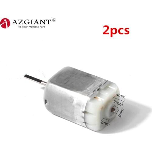 AZGIANT 2pcs D Cut shaft for Mabuchi FC-280SC 20150 DC12V Motor for Honda Fit toyota Rearview Mirror Door Lock Repair motor