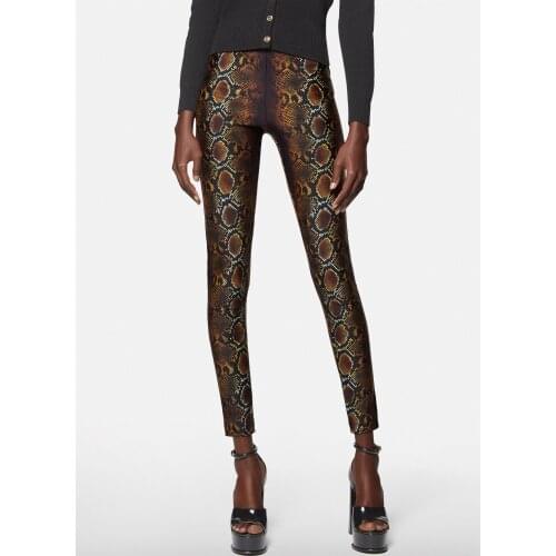 2021 womens fashion clothing Snake print leggings SML 0419