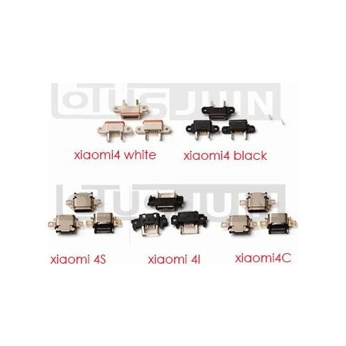 5pcs for Mi 4S Mi 4 Mi 4i Mi 4S Charger Micro USB Charging Port Dock Connector Socket For xiaomi 4 4i 4c 4s Mi4i Mi4c Mi4 Mi4s