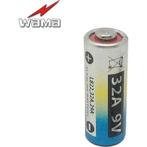 50pcs/lot WAMA 32A 9V Alkaline Primary Dry Batteries LR32 29A L822 for Car Key Remote Control Industrial Packing New Wholesales