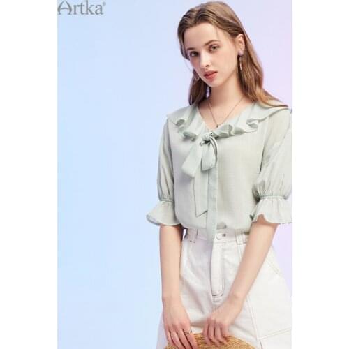 Artka Blouses With Bow