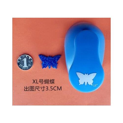 Free shipping 1.5 inch (3.5cm) butterfly EVA punches paper craft punch Scrapbook Handmade punchers DIY hole punch