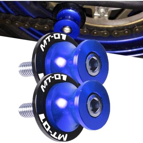 For YAMAHA MT-01 MT01 2004 2005 2006 2007 2008 2009 2017 2018 2019 2020 Motorcycle 6MM Accessories Swingarm Spools Slider